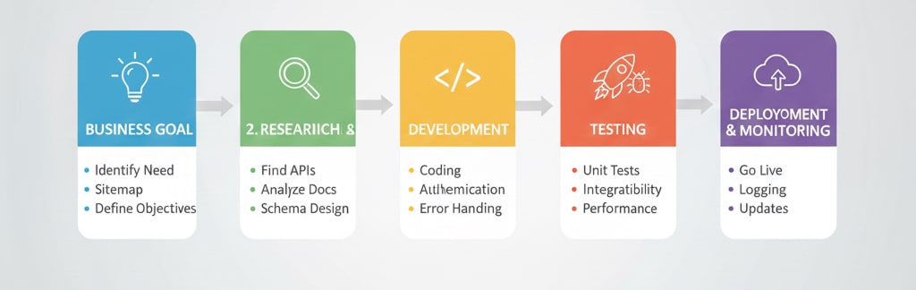 api integration step by step roadmap