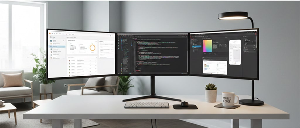 Different developer roles collaborating using modern tools and technologies