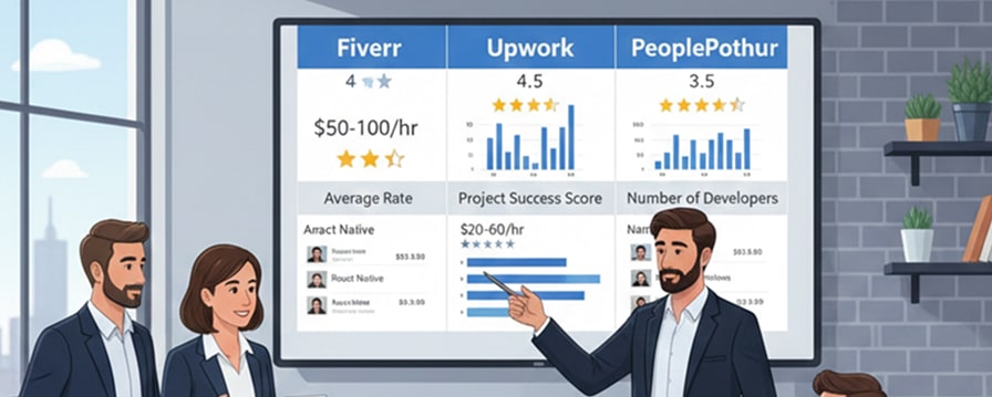 Hiring API developers comparison