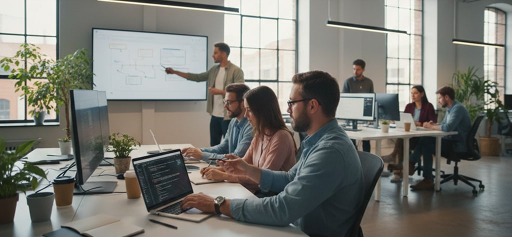 Software development team roles and collaboration