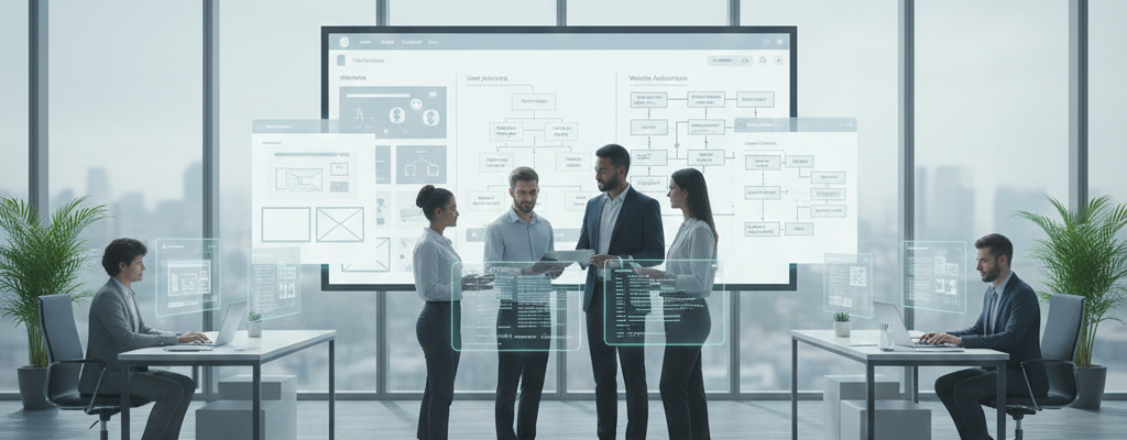 Website development requirements planning session